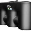 700 Litre Rainwater Harvester - Triplo 700 Black -Growhaus Zone triplo 700 rainwater harvester black