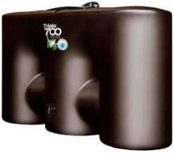 700 Litre Rainwater Harvester - Triplo 700 Oak
