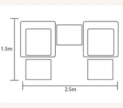 Hartman Vienna Reclining Companion Set - Xerix/Slate 11 Hartman Vienna Reclining Companion Set - Xerix/Slate -Growhaus Zone vienna comp