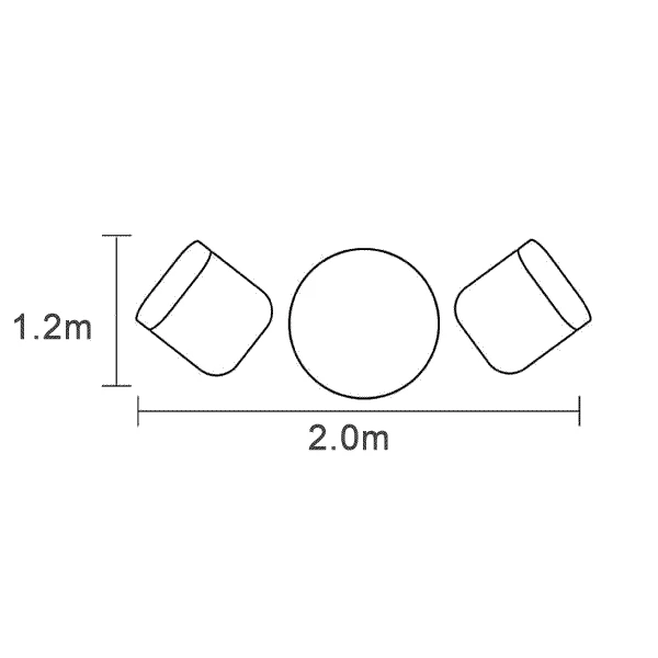 Hartman Westbury Bistro Set In Ash / Slate 5 Hartman Westbury Bistro Set In Ash / Slate - Image 3